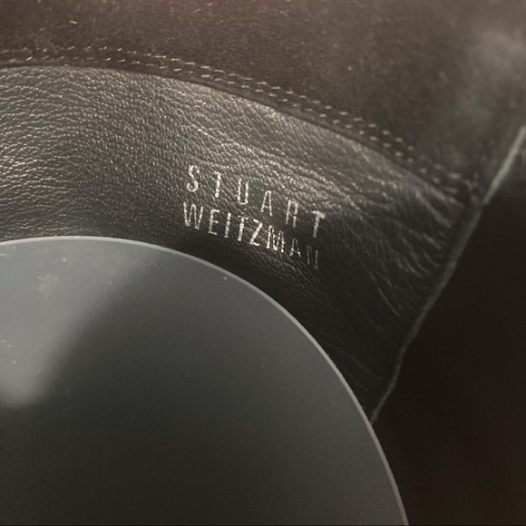 Stuart Weitzman sz 5 black suede OTK tall boots - Picture 8 of 15